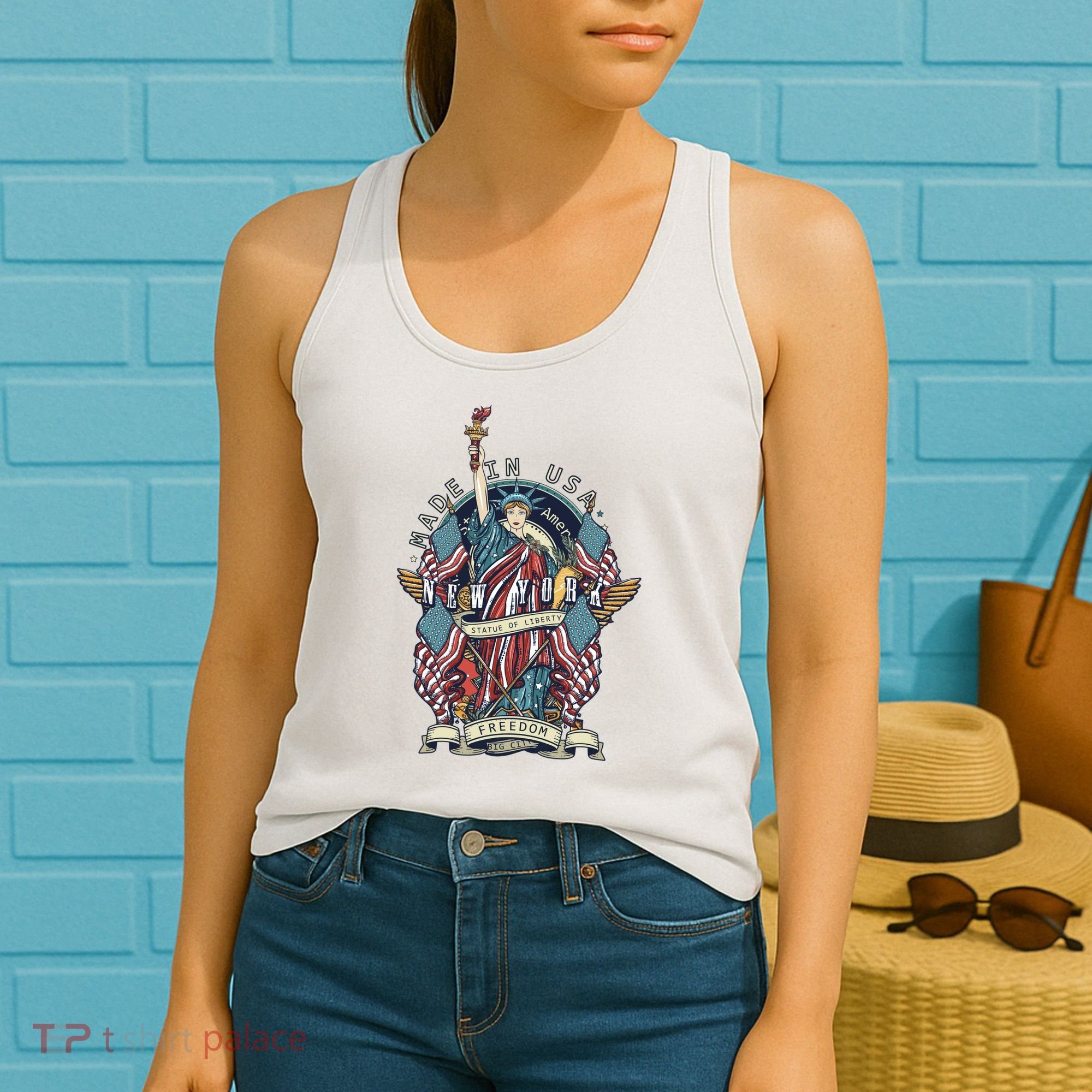 Statue Of Liberty New York Art Women's Tank Top