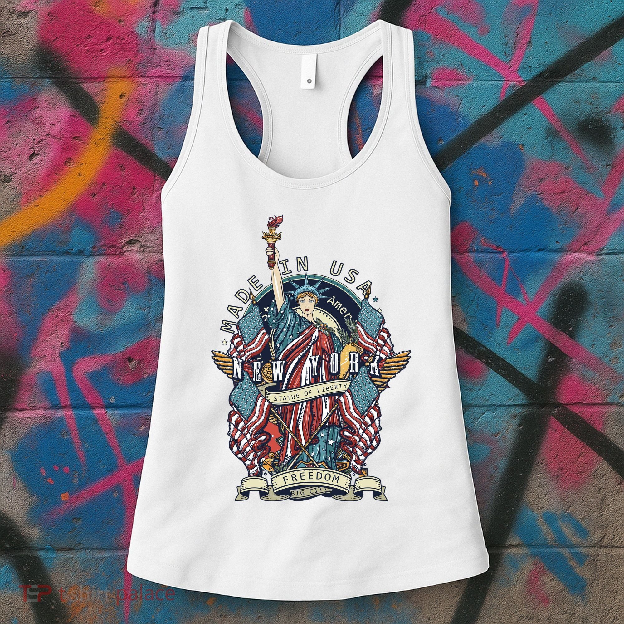 Statue Of Liberty New York Art Women's Tank Top