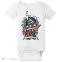 Statue Of Liberty New York Art Baby Bodysuit thumb 0