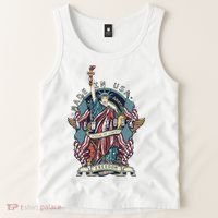 Statue Of Liberty New York Art Tank Top thumb 2