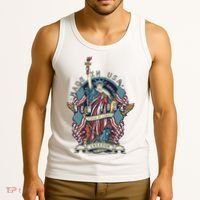 Statue Of Liberty New York Art Tank Top thumb 3