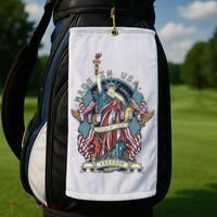 Statue Of Liberty New York Art Golf Towel thumb 2