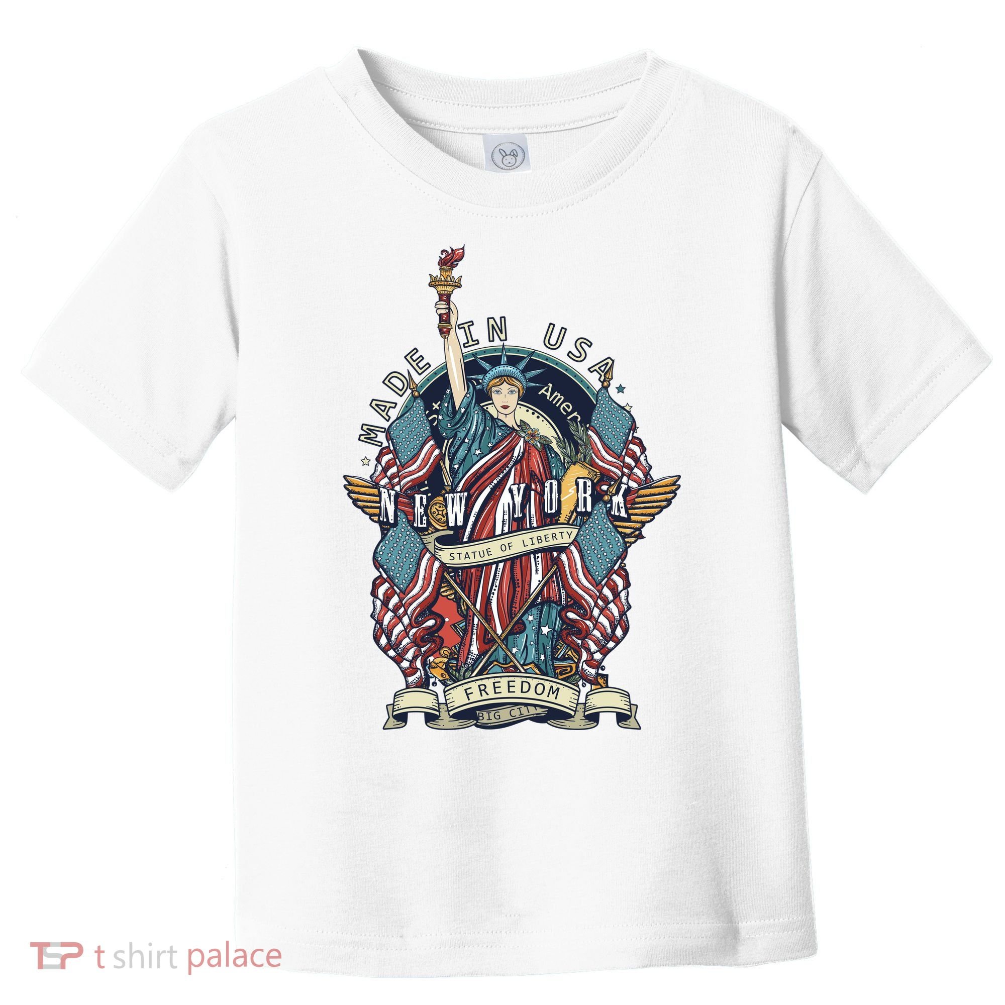 Statue Of Liberty New York Art Toddler T-Shirt