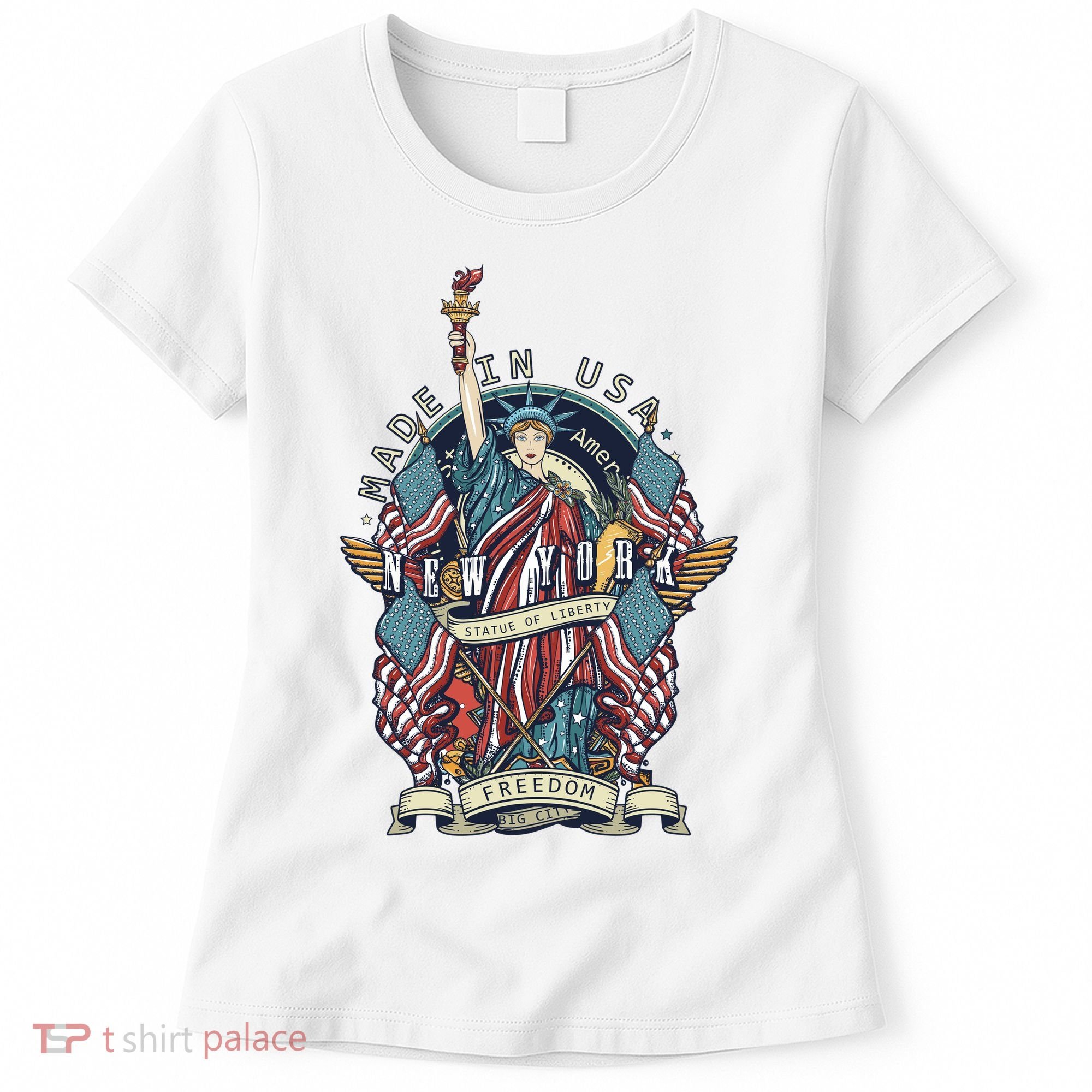 Statue Of Liberty New York Art Women's T-Shirt