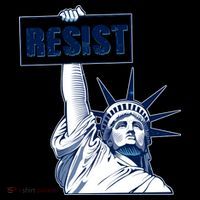 Statue of Liberty Resist Protest Fight Coffee Mug thumb 5