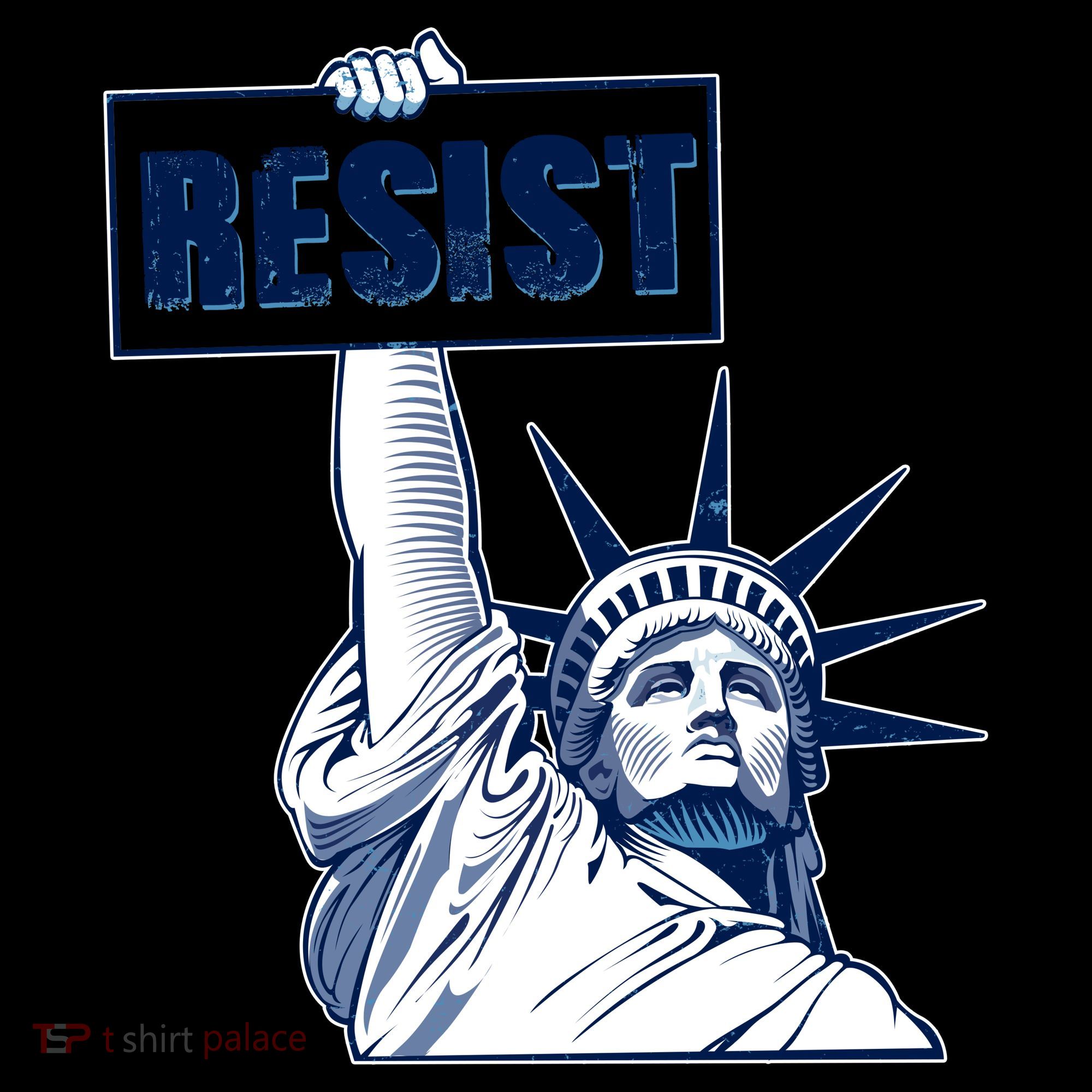 Statue of Liberty Resist Protest Fight Coffee Mug