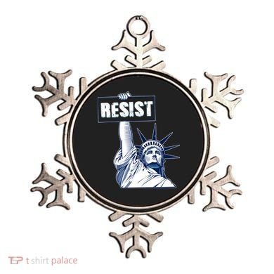 Statue of Liberty Resist Protest Fight Ornament
