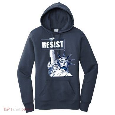Statue of Liberty Resist Protest Fight Women's Hoodie
