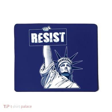 Statue of Liberty Resist Protest Fight Mousepad