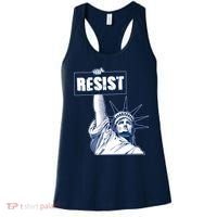 Statue of Liberty Resist Protest Fight Women's Tank Top thumb 0