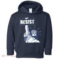 Statue of Liberty Resist Protest Fight Toddler Hoodie thumb 0