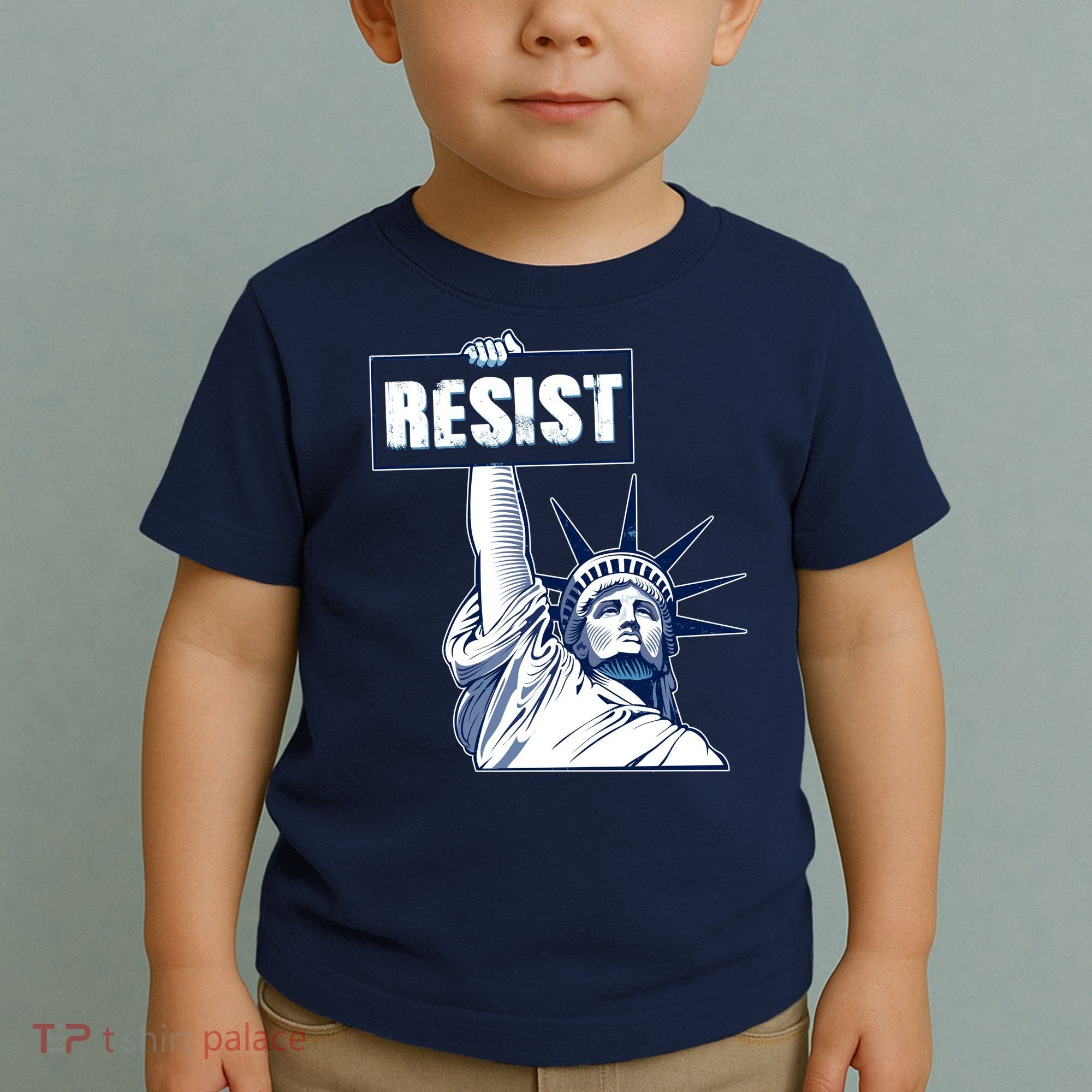 Statue of Liberty Resist Protest Fight Toddler T-Shirt