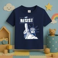 Statue of Liberty Resist Protest Fight Toddler T-Shirt thumb 3