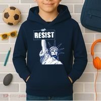 Statue of Liberty Resist Protest Fight Kids Hoodie thumb 2