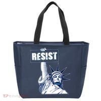 Statue of Liberty Resist Protest Fight Tote Bag thumb 0