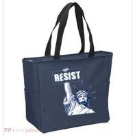 Statue of Liberty Resist Protest Fight Tote Bag thumb 2