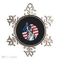 Statue Of Liberty With American Flag Fourth Of July Ornament thumb 0