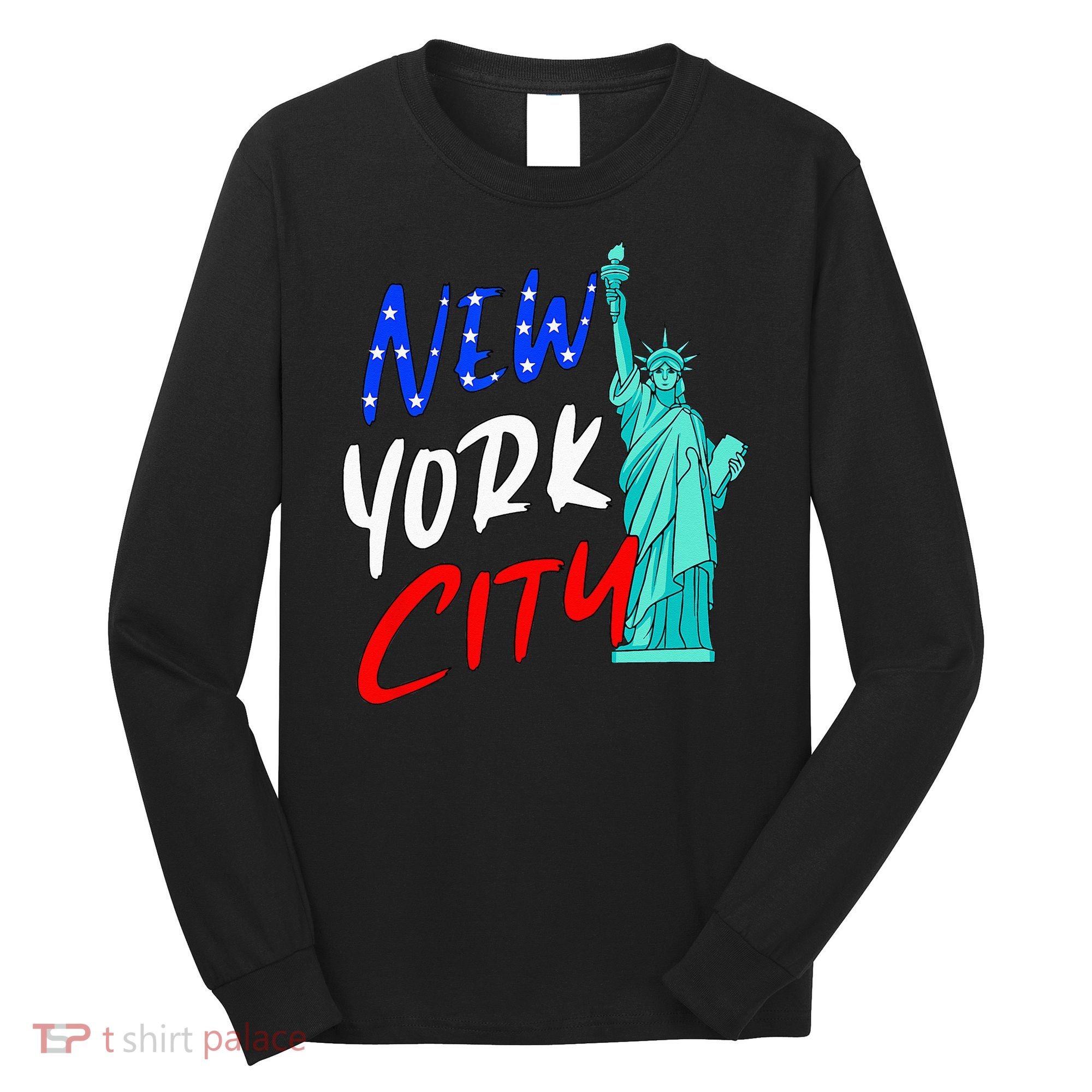 Statue Of Liberty New York City Souvenirs Long Sleeve Shirt