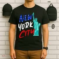 Statue Of Liberty New York City Souvenirs T-Shirt thumb 6