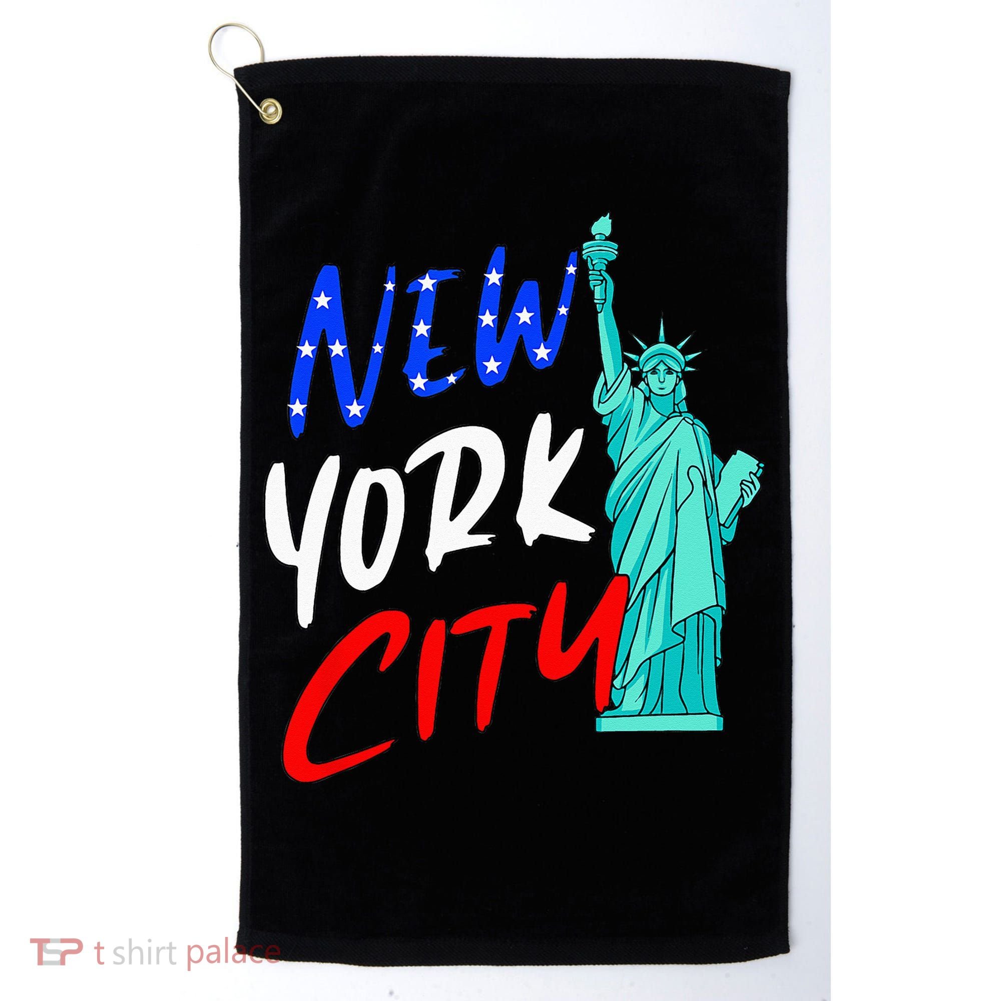 Statue Of Liberty New York City Souvenirs Golf Towel