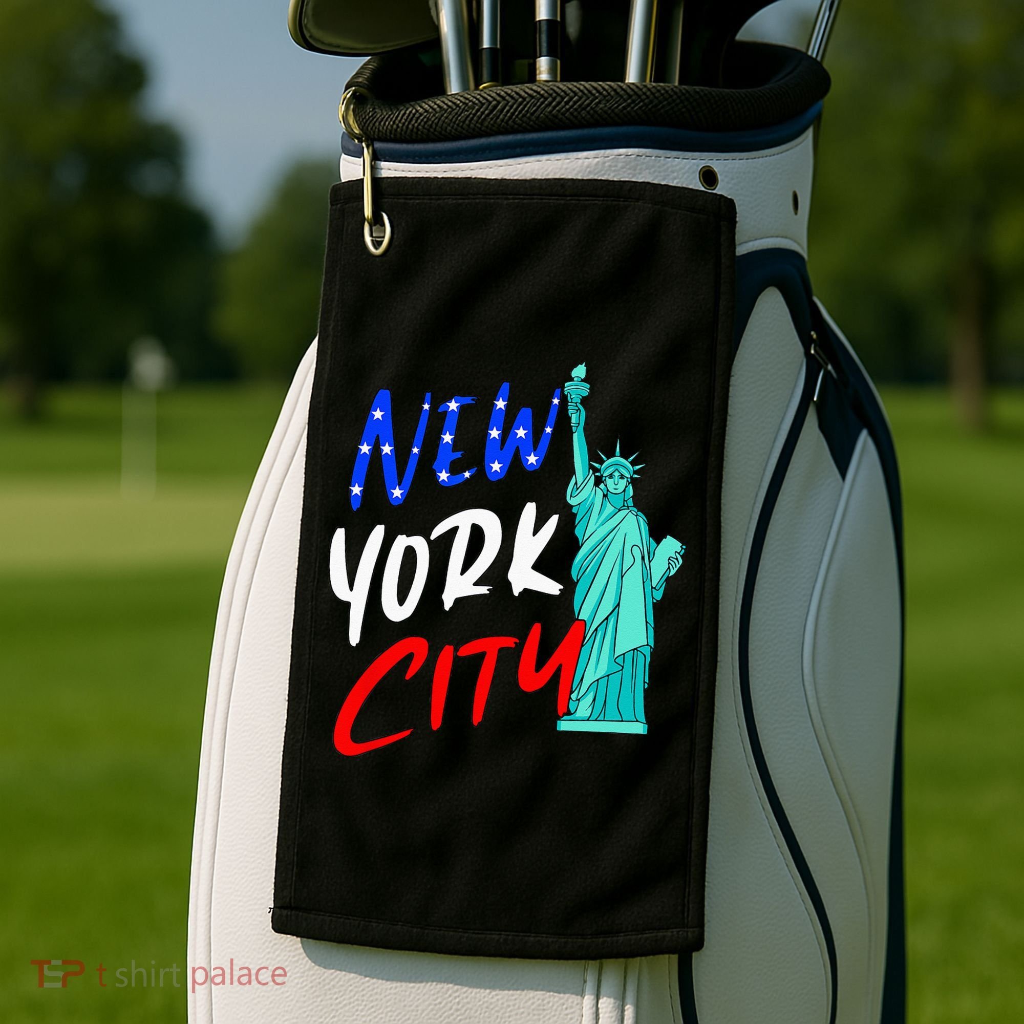 Statue Of Liberty New York City Souvenirs Golf Towel