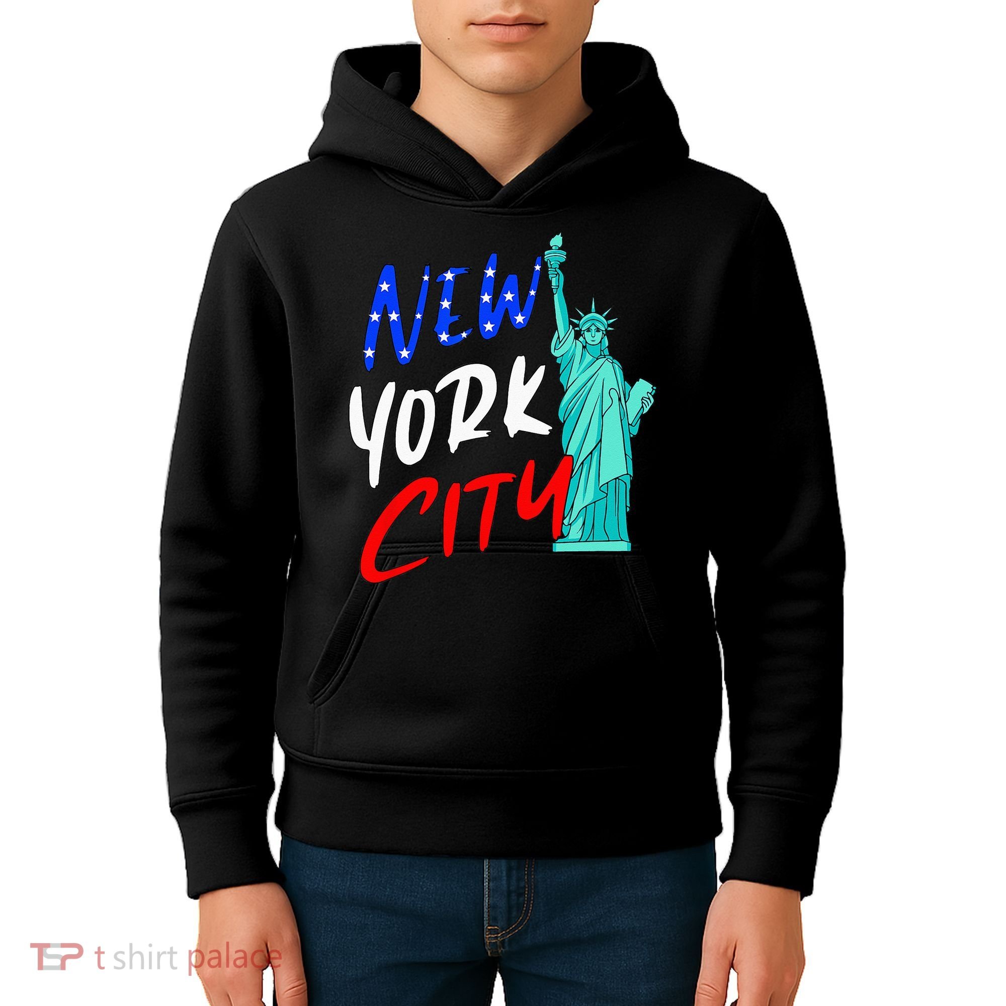 Statue Of Liberty New York City Souvenirs Kids Hoodie