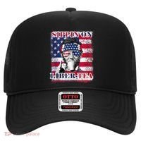 Sippin On Liberty 4th Of July Men Abraham Lincoln Flag Funny Hat thumb 0