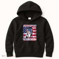 Sippin On Liberty 4th Of July Men Abraham Lincoln Flag Funny Kids Hoodie thumb 0