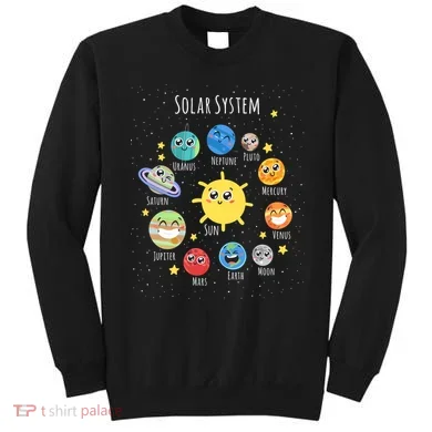 Solar System Children's Illustration Sweatshirt