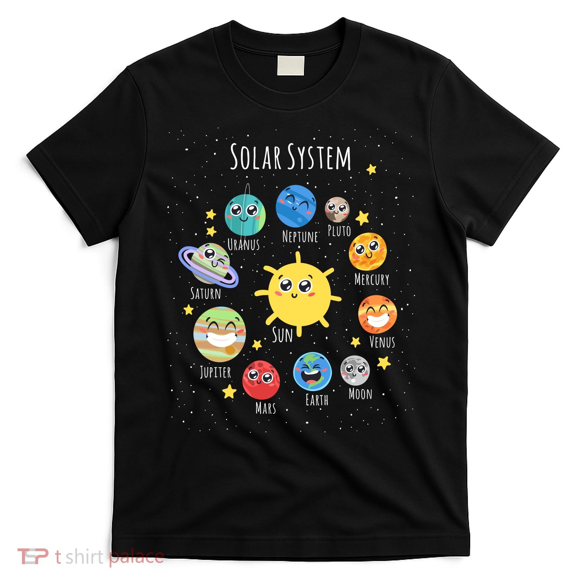 Solar System Children's Illustration T-Shirt