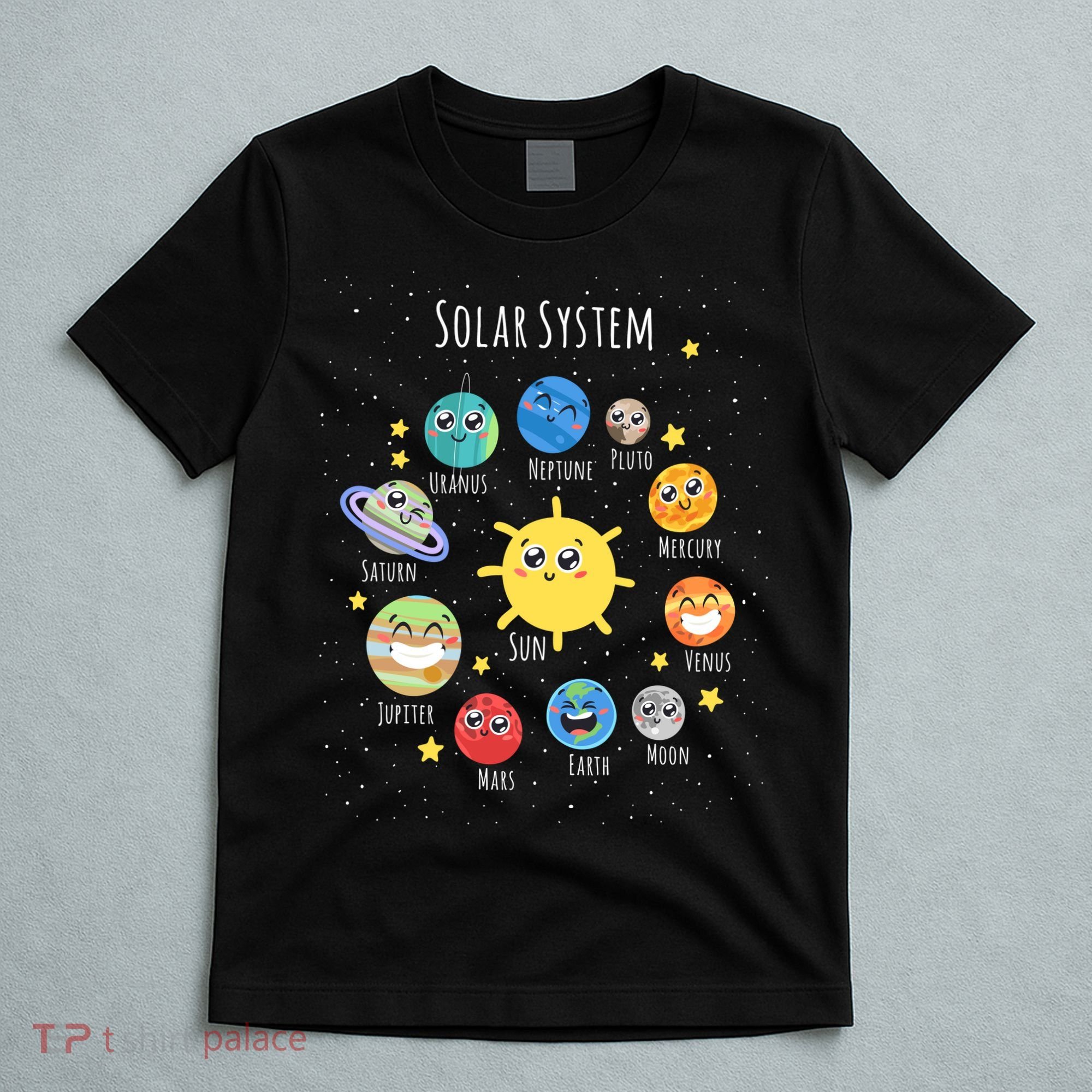 Solar System Children's Illustration T-Shirt