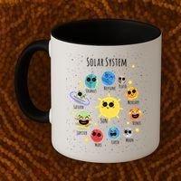 Solar System Children's Illustration Coffee Mug thumb 2