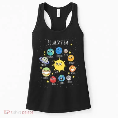 Solar System Children's Illustration Women's Tank Top