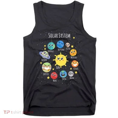Solar System Children's Illustration Tank Top