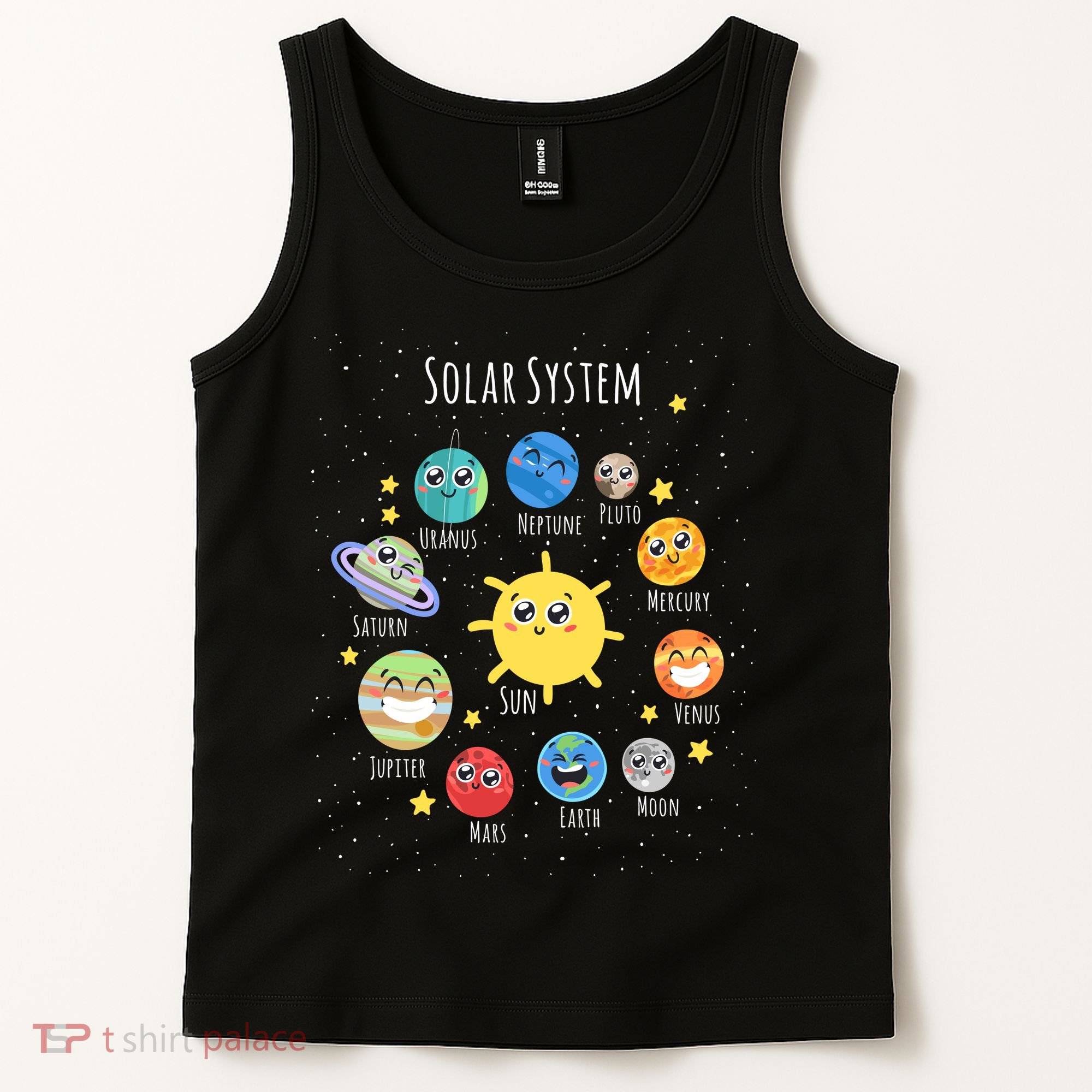 Solar System Children's Illustration Tank Top