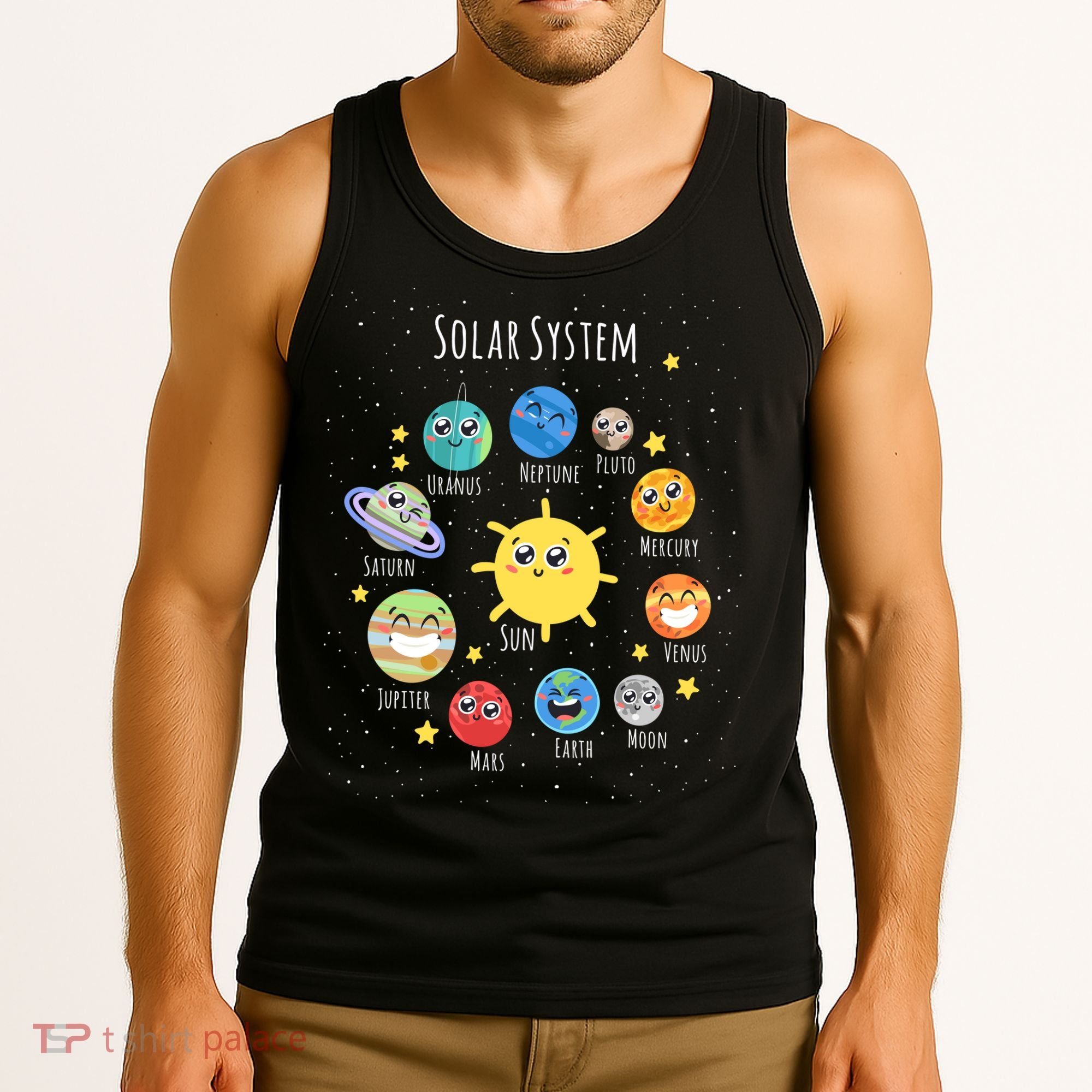 Solar System Children's Illustration Tank Top