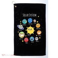 Solar System Children's Illustration Golf Towel thumb 0