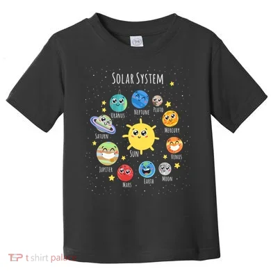 Solar System Children's Illustration Toddler T-Shirt
