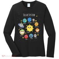 Solar System Children's Illustration Women's Long Sleeve Shirt thumb 0