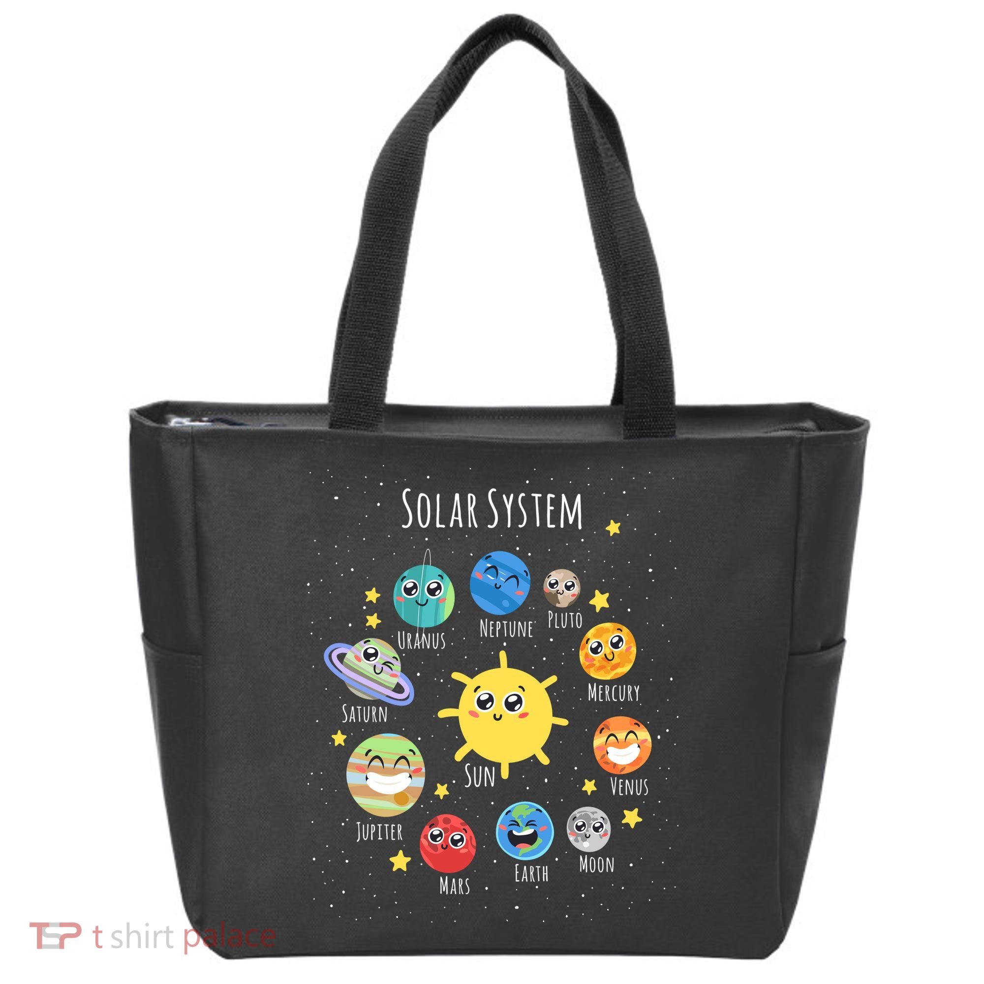 Solar System Children's Illustration Tote Bag