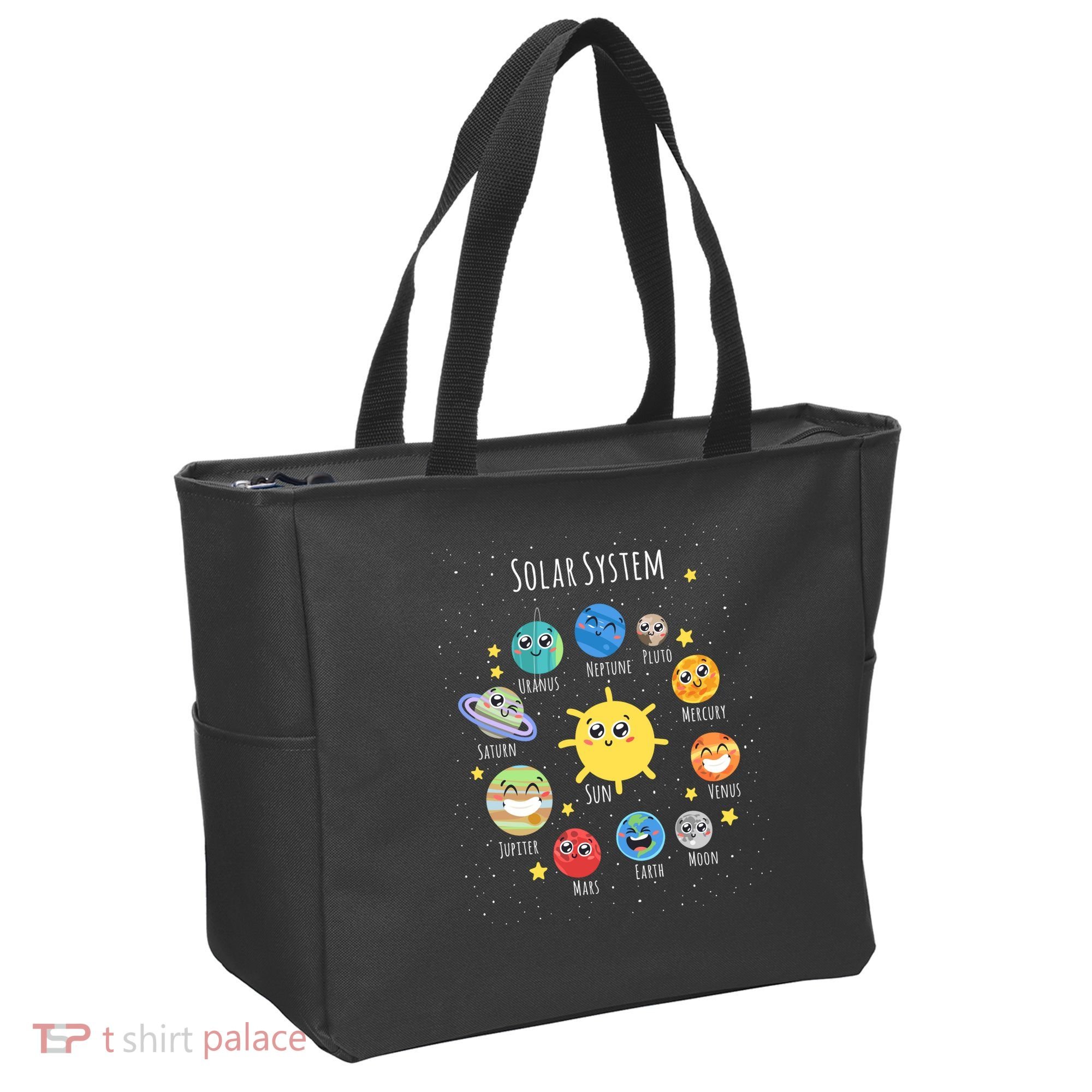 Solar System Children's Illustration Tote Bag