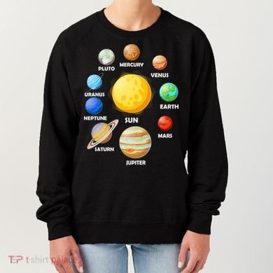 Solar System Planets Women's Sweatshirt