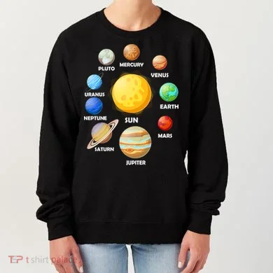 Solar System Planets Women's Sweatshirt