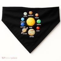 Solar System Planets USA-Made Doggie Bandana thumb 0