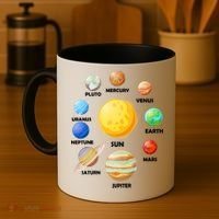 Solar System Planets Coffee Mug thumb 4