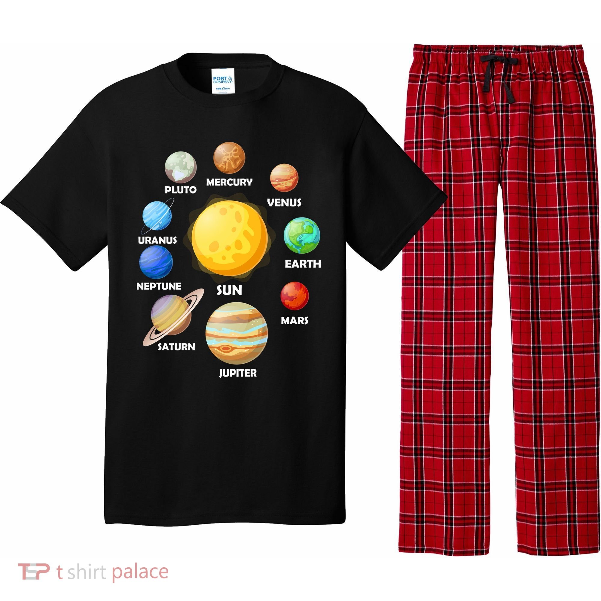 Solar System Planets Pajama Set