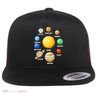 Solar System Planets Flat Bill Trucker Hat