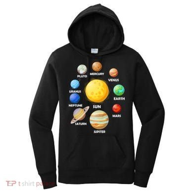 Solar System Planets Women's Hoodie