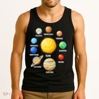 Solar System Planets Tank Top thumb 3