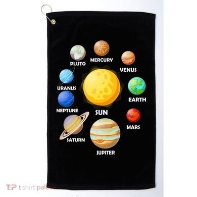 Solar System Planets Golf Towel